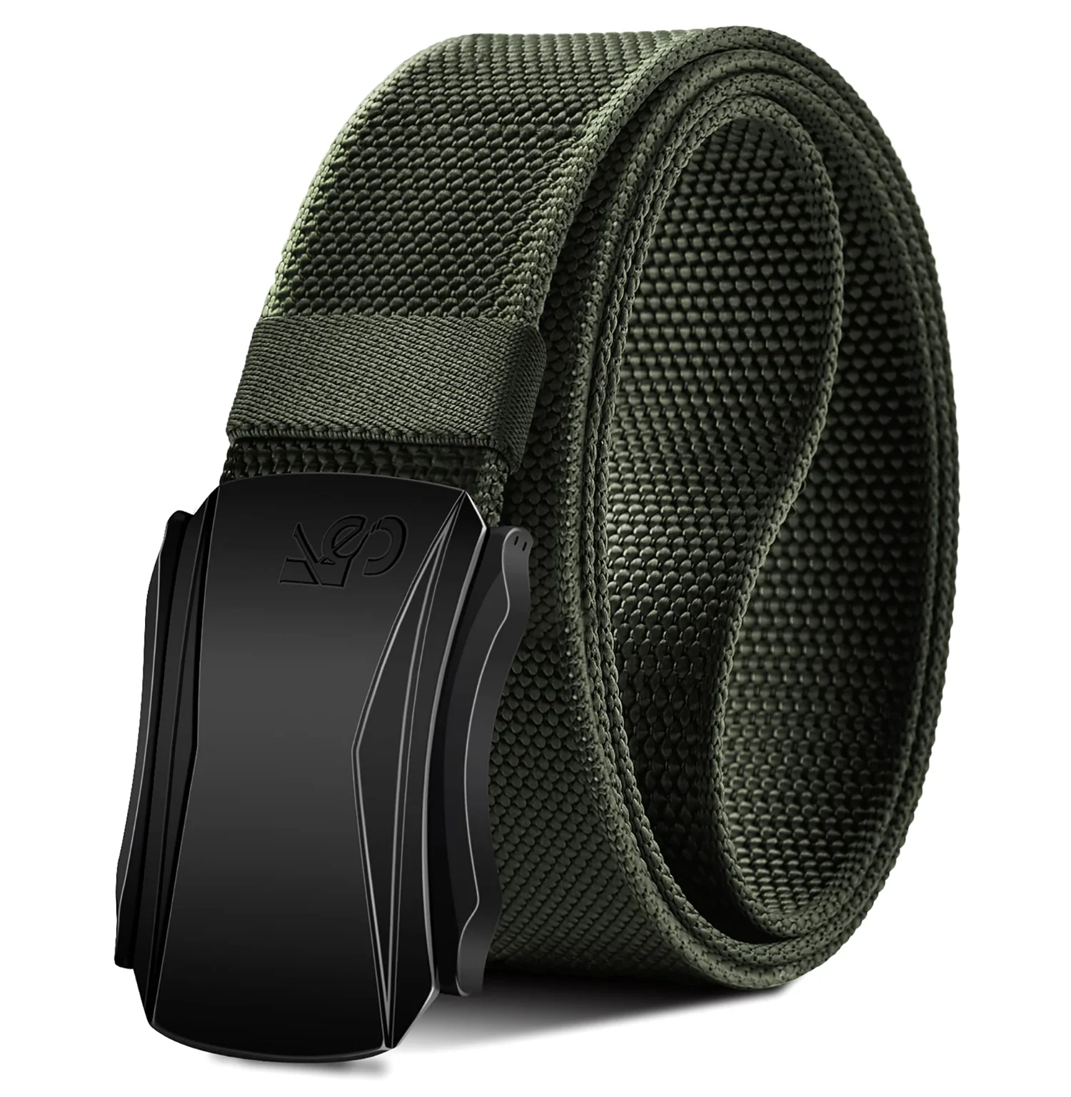 KEMISANT Flip Top Stretch Rigger Belt in Green