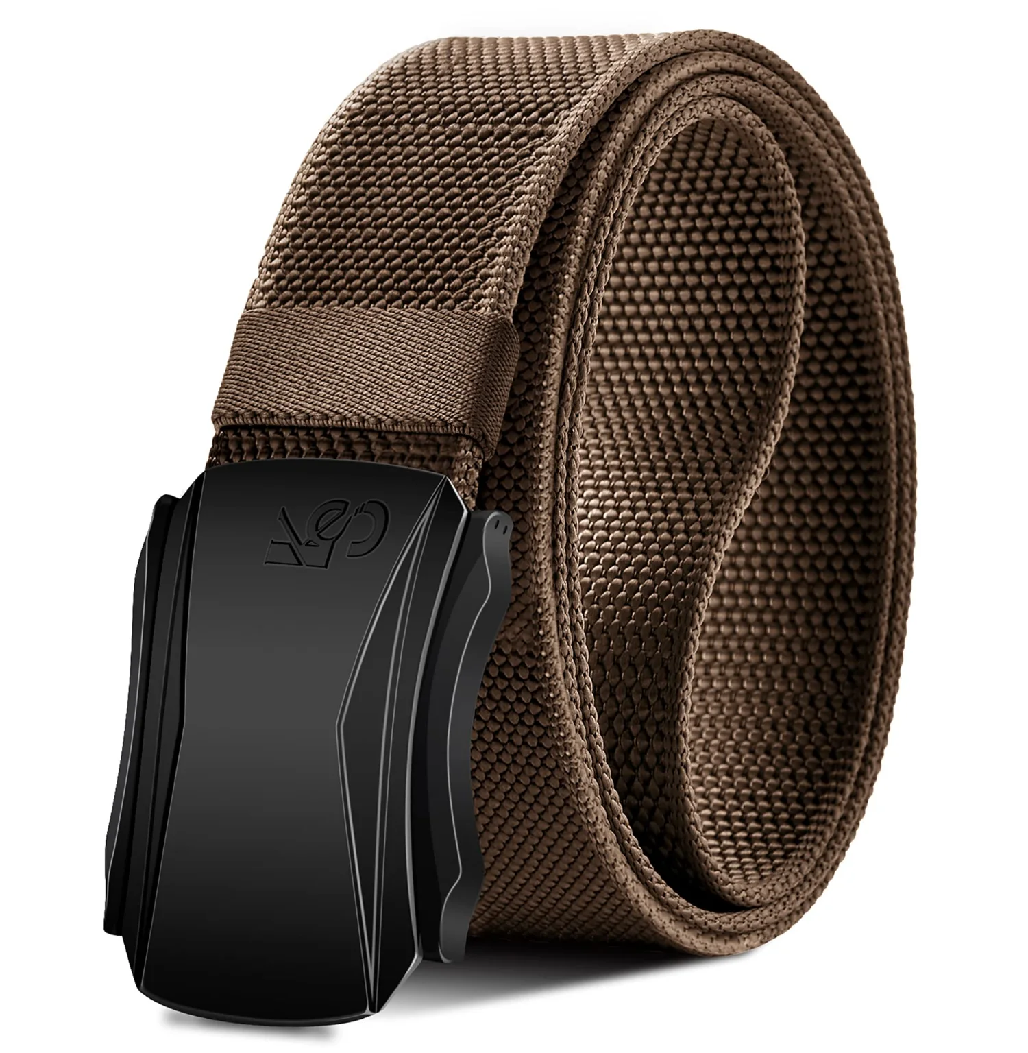 KEMISANT Flip Top Stretch Rigger Belt in Brown