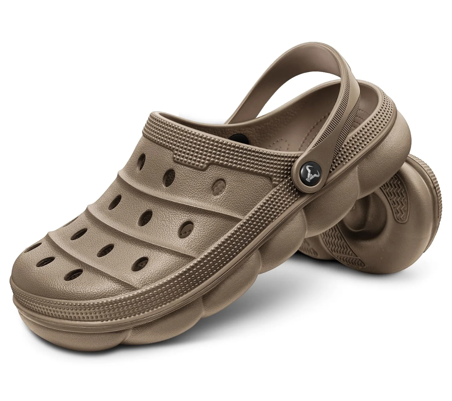 KEMISANT Massage Sole Garden Clogs in Elmwood