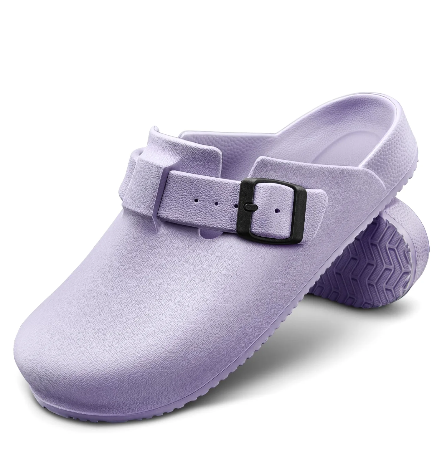 KEMISANT Soft EVA Garden Mules in Mystic Purple