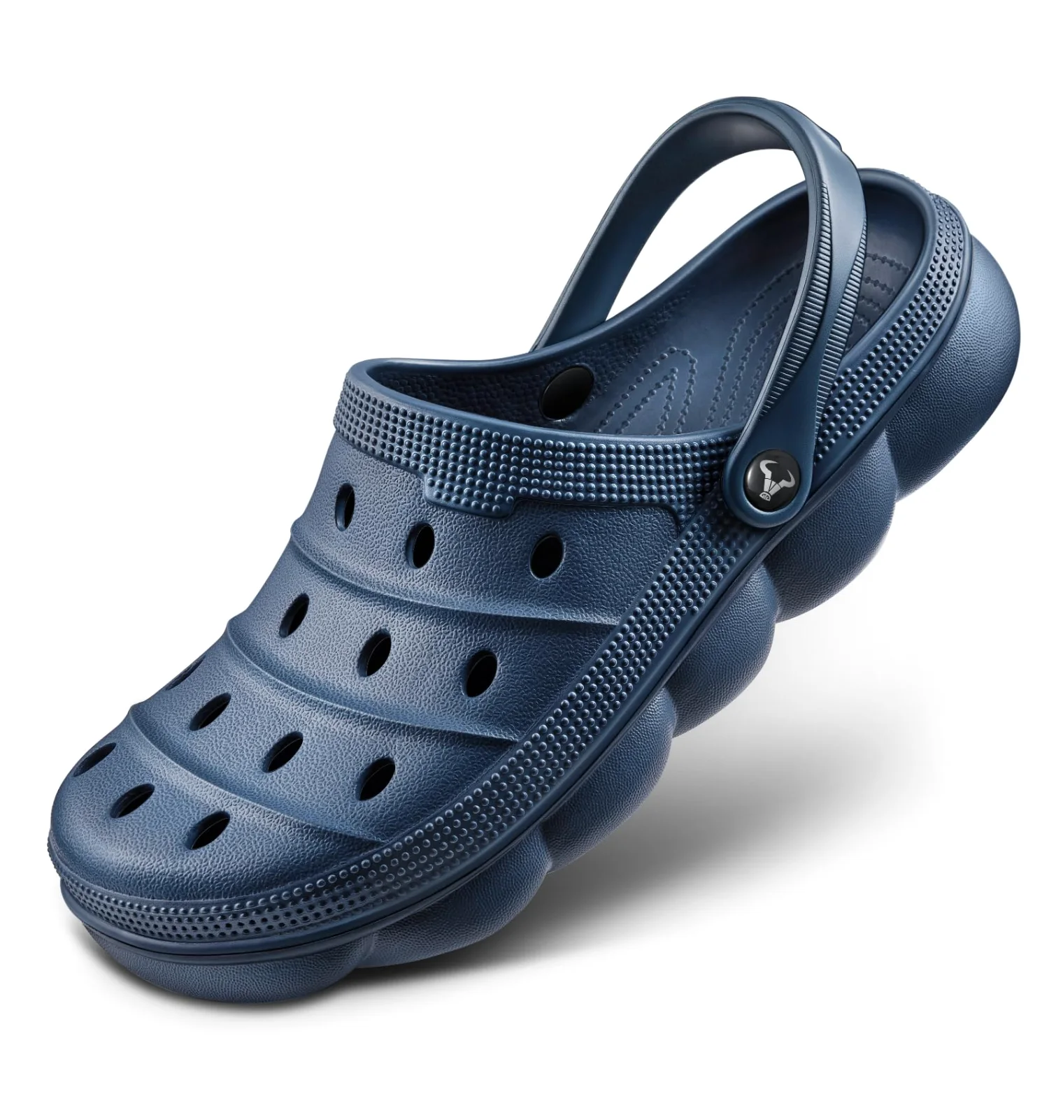 KEMISANT Soft EVA Garden Mules in Navy
