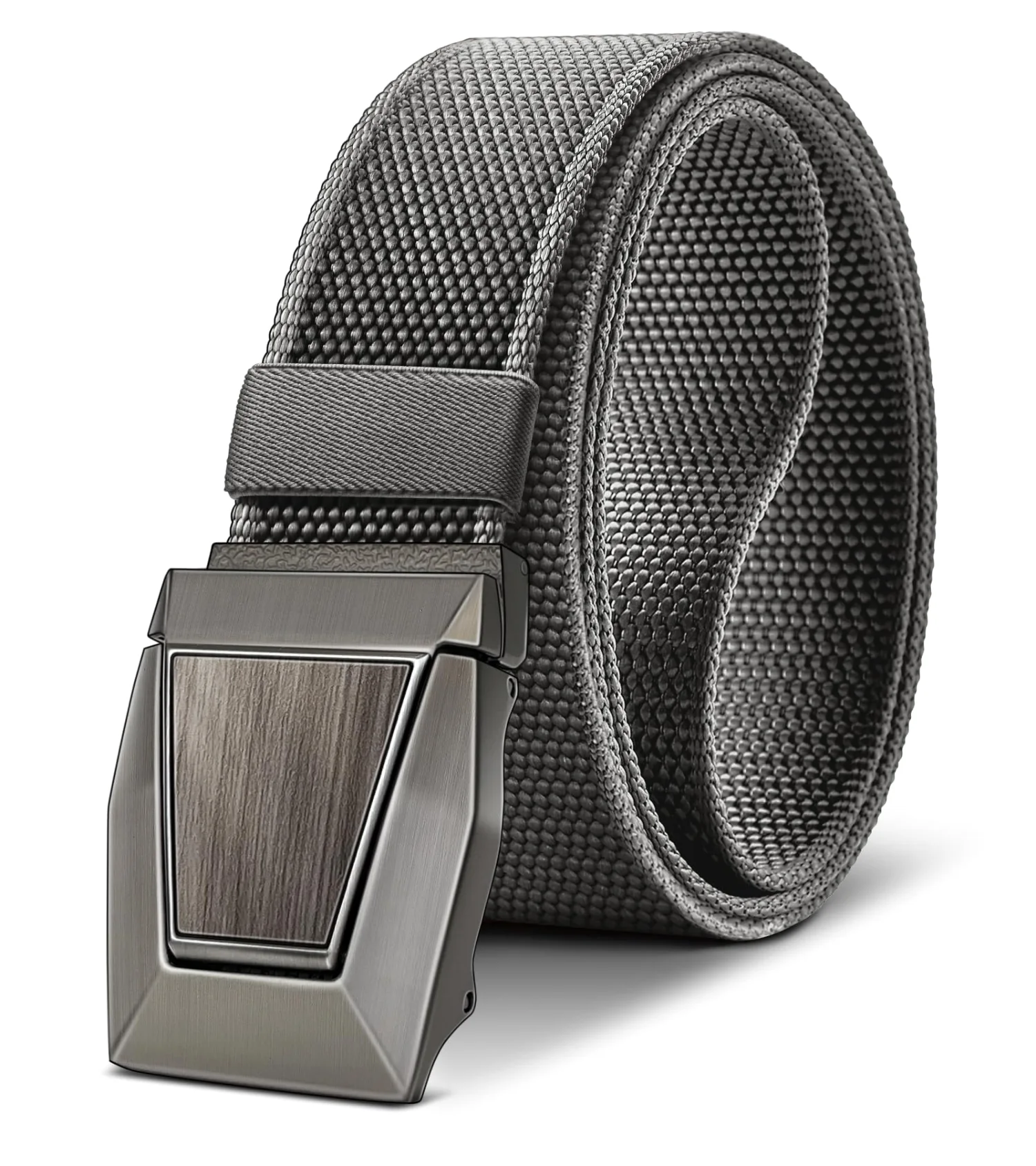 KEMISANT Stretch Work Belt with Bottle Opener in Dark Gray